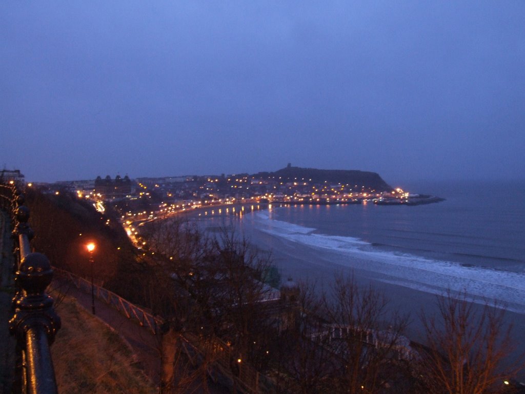 Scarborough, early in the morning.