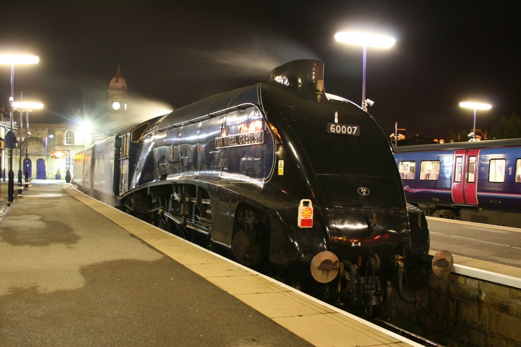 LNER class A.4 stabled over night at Scarborough station