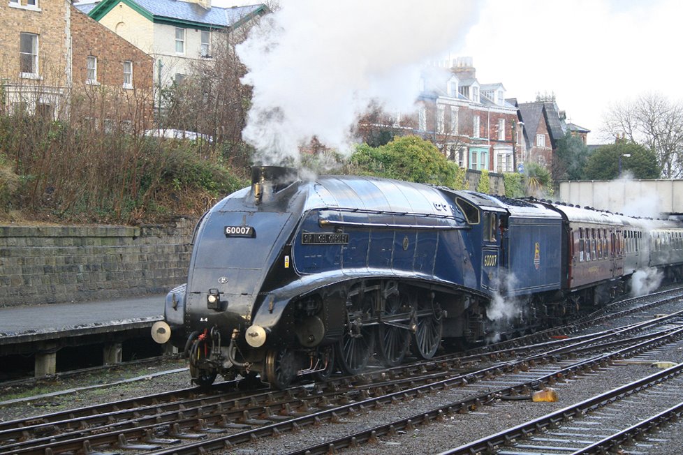 LNER  Class A.4 60007 SIR NIGEL GRESLEY at Scarborough