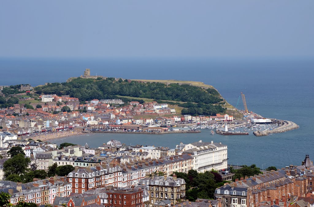 Scarborough Castle from Olivers Mount
