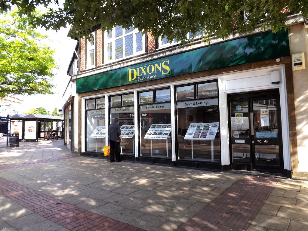 Street view of Dixons Lettings property management on 70 Poplar Road in Solihull