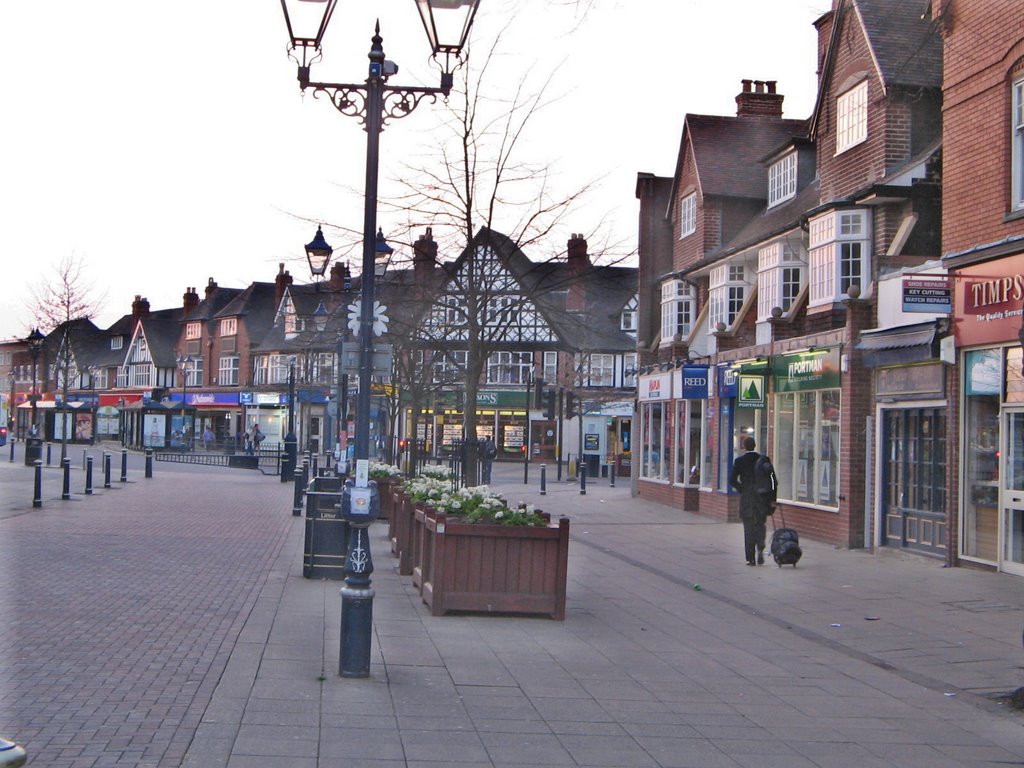Solihull nr Poplar Rd and Bus Stops