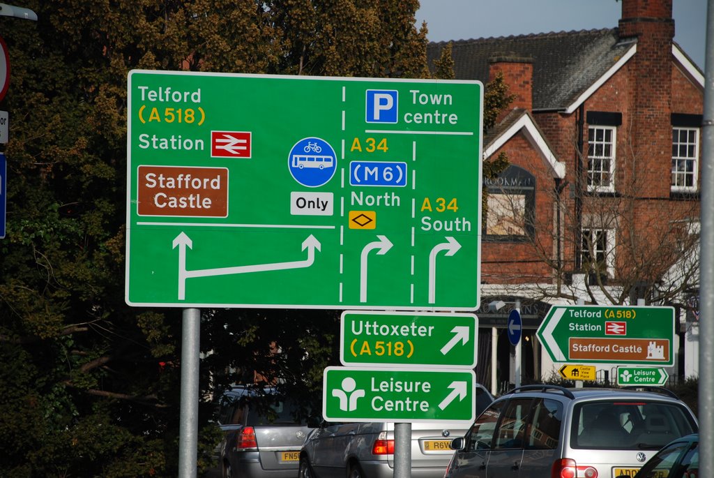 Road Signs, Stafford