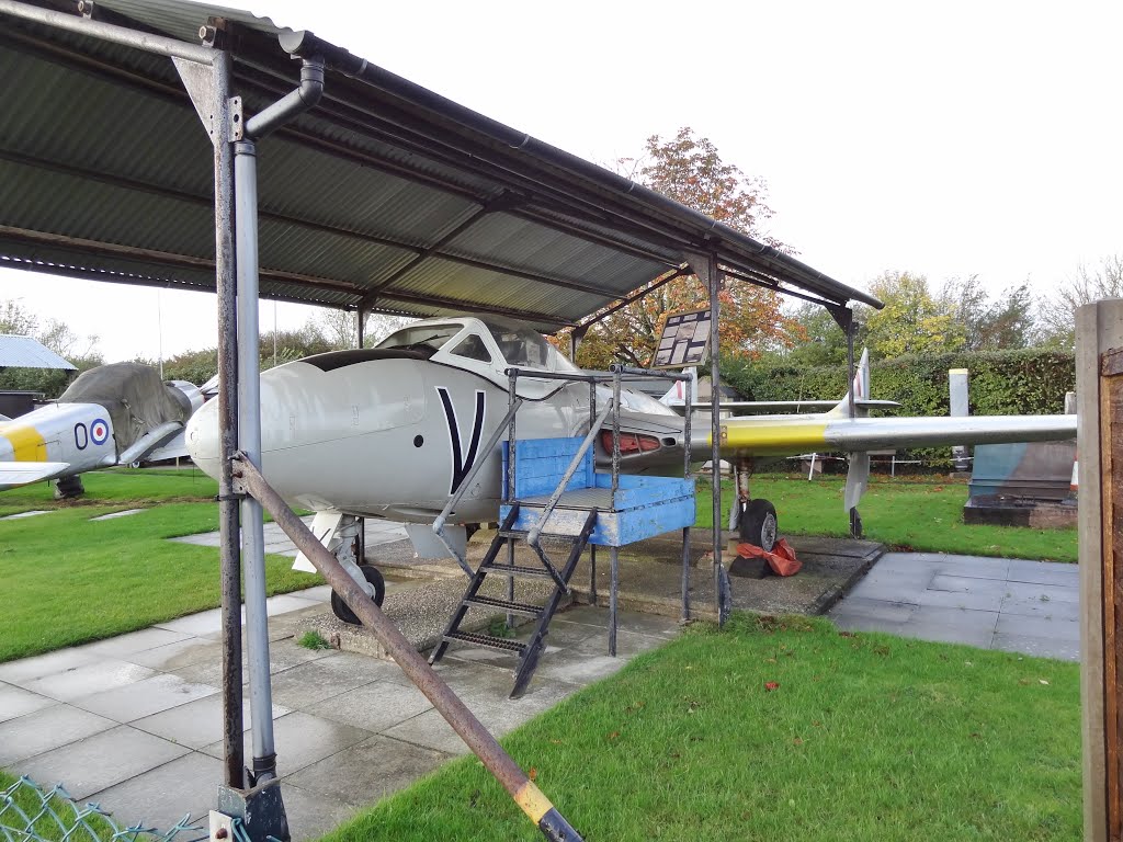de Havilland Vampire T.11 XK/590 at Wellesbourne Wartime Museum.