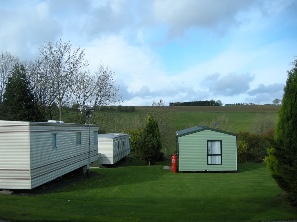 View North from the holiday caravans - Oct 2009
