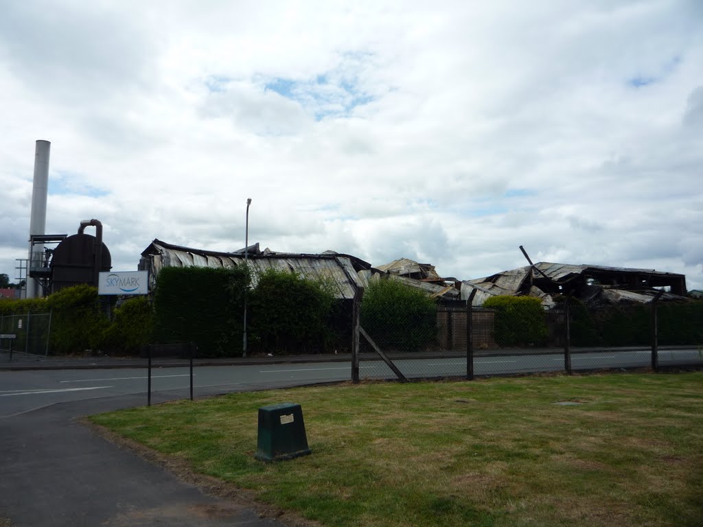 Skymark Factory after the fire