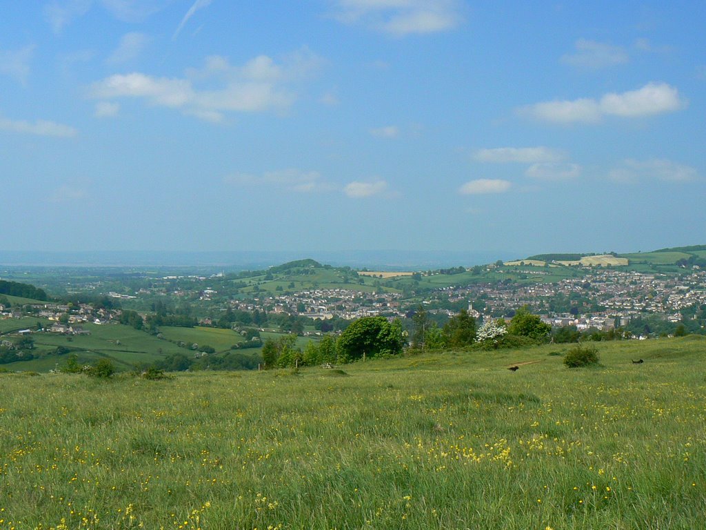 A view from Rodborough Common, near Stroud