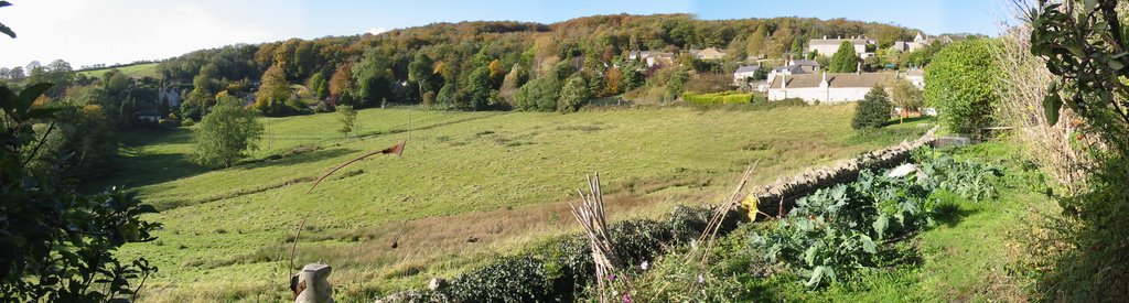 Panorama of Randwick Valley, Gloucestershire, UK