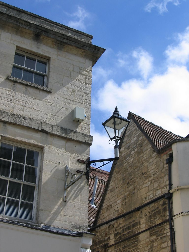 Corner of High Street and Church Street, Stroud, Gloucestershire, UK