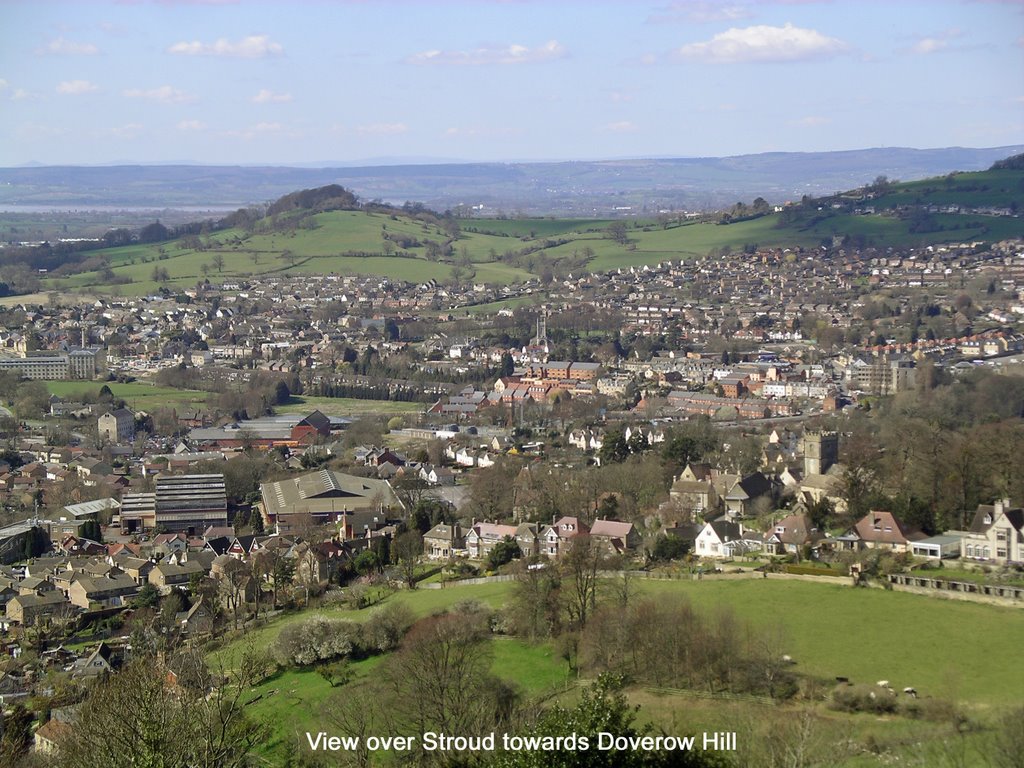 View over Stroud towards Doverow Hill