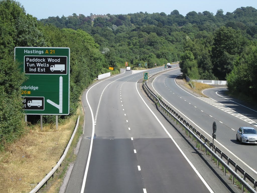 A21 by pass. Tonbridge. Agosto 2013