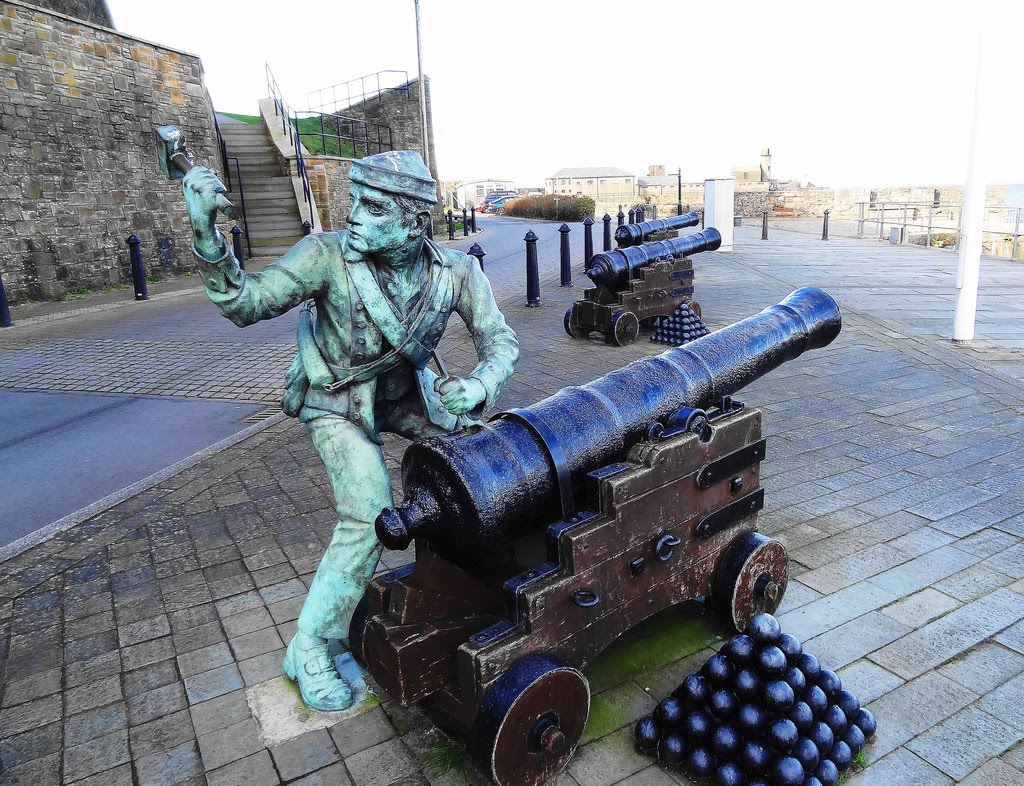 Spiking The Cannons, Whitehaven Harbour 2011 (John Paul Jones)