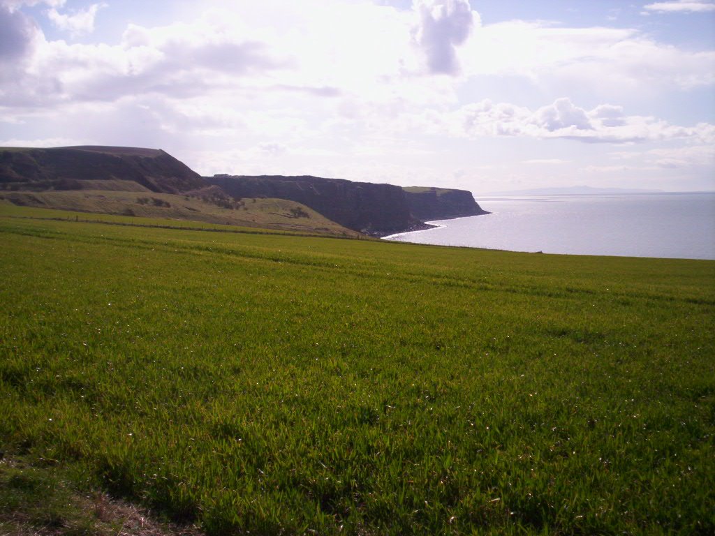 St Bees Head looking west. Excellent soaring site