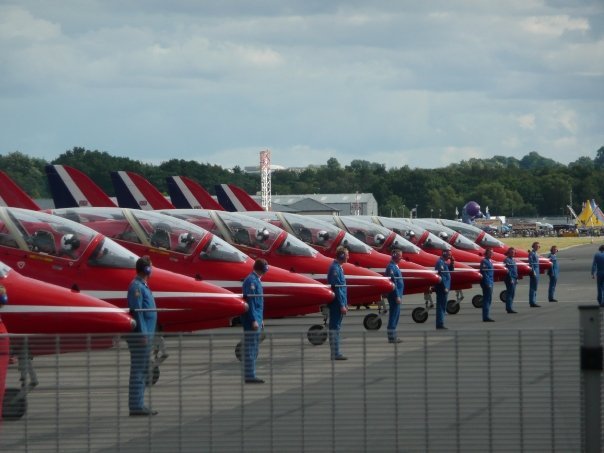 Farnborough Airshow 2008 - Red Arrows