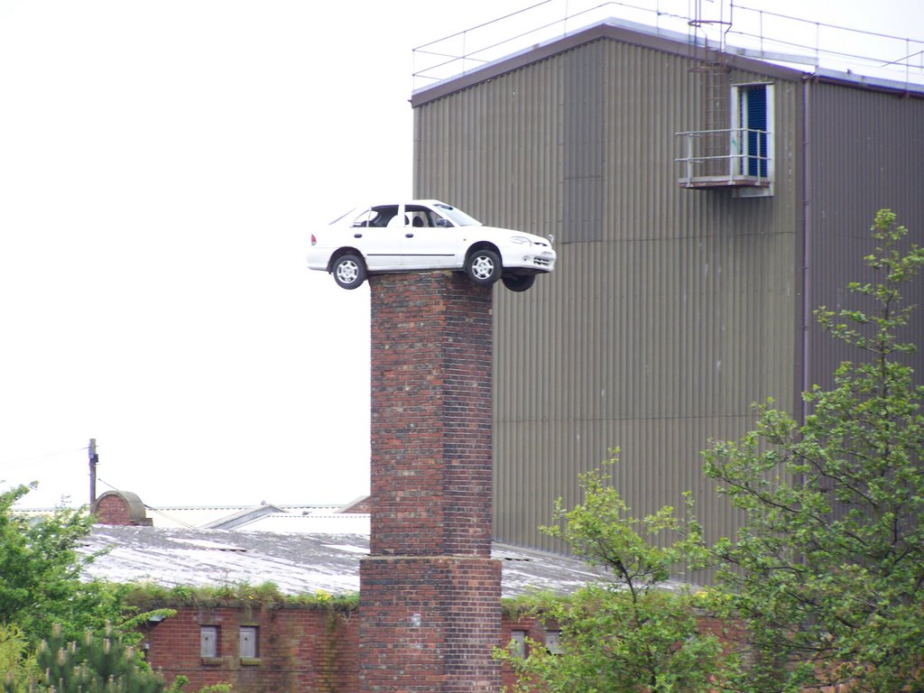 Badly Parked Car, Siding Road, Fleetwood, Nr Blackpool