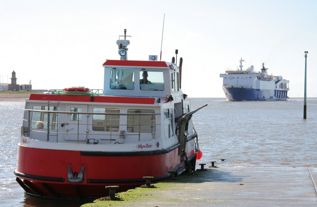 Wyre Rose (Ferry) and Stena Pioneer