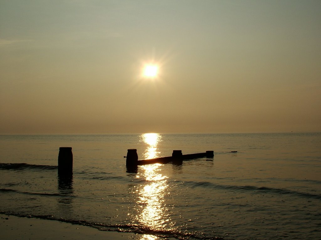 Calm sunset in Fleetwood