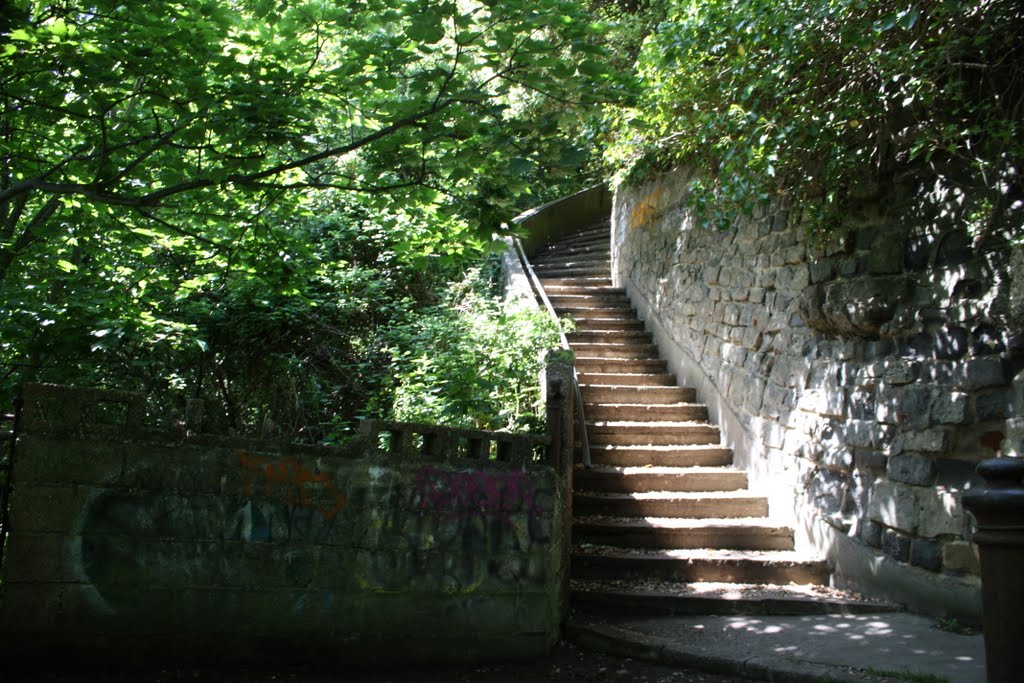 Steps ,More ? To Folkestone Town Centre From Beach