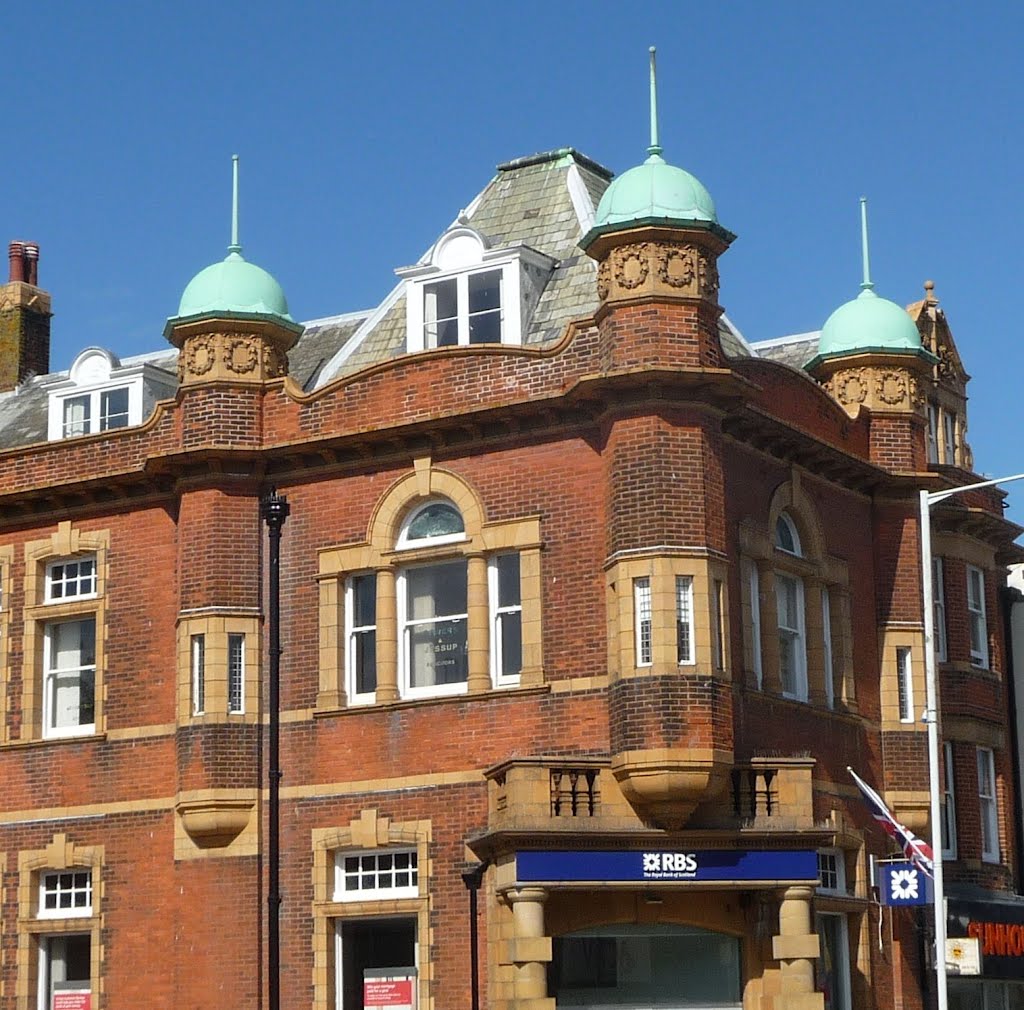 Royal Bank of Scotland with turrets