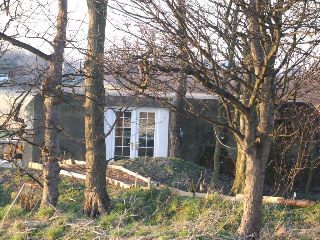 Pillbox now used as a dwelling.