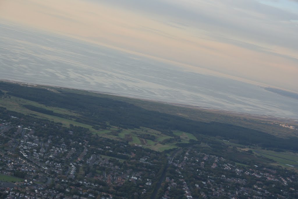 View Of Liverpool Bay From A Microlight.