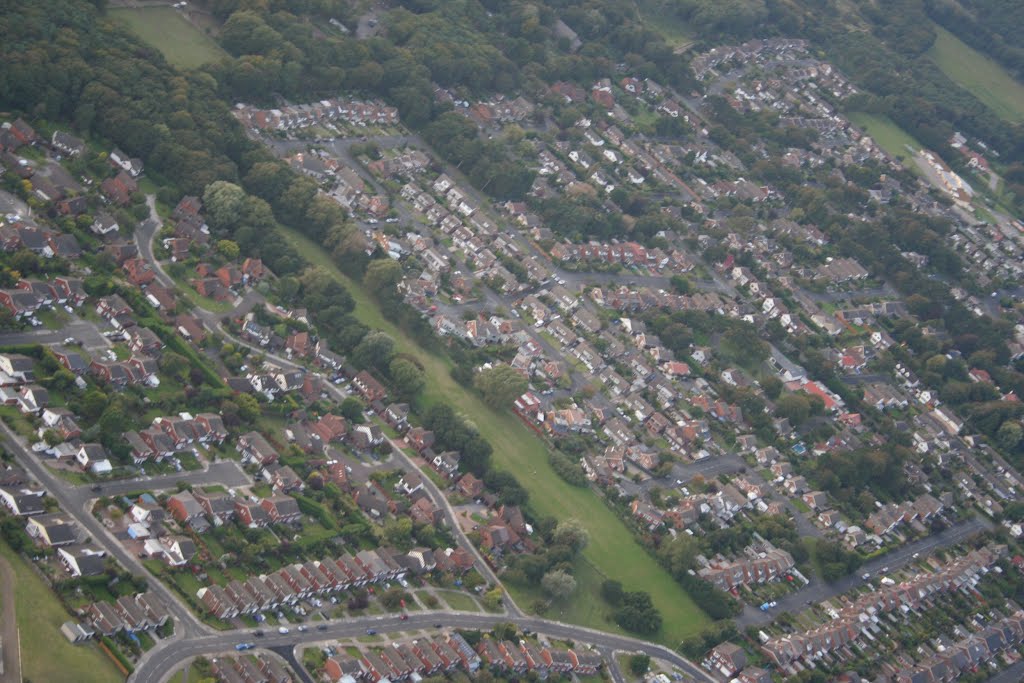 View Over Formby From Microlight.