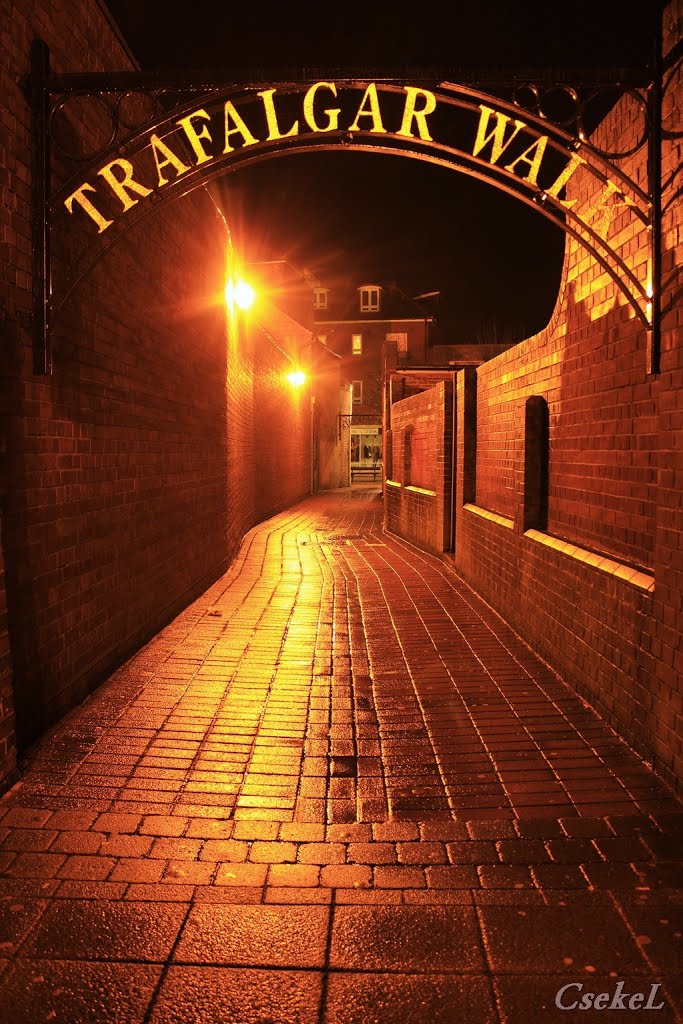 Trafalgar Walk at Night