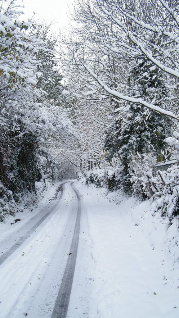 Kingscroft Lane in the Snow