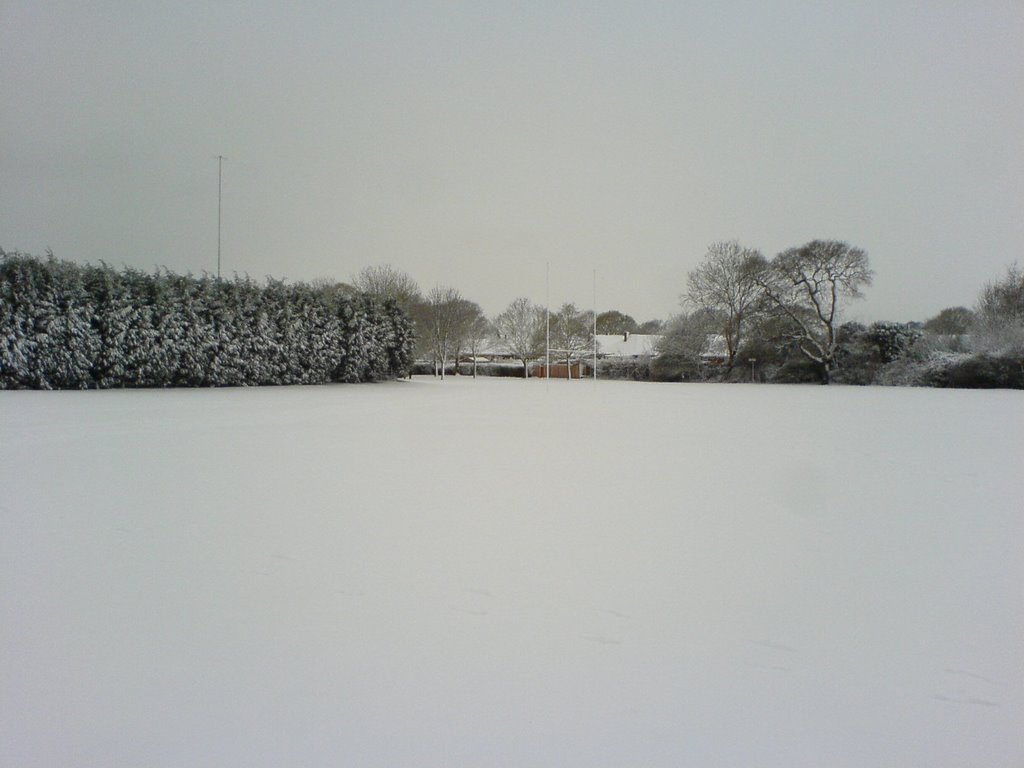 bedhampton field covered in snow [untouched]