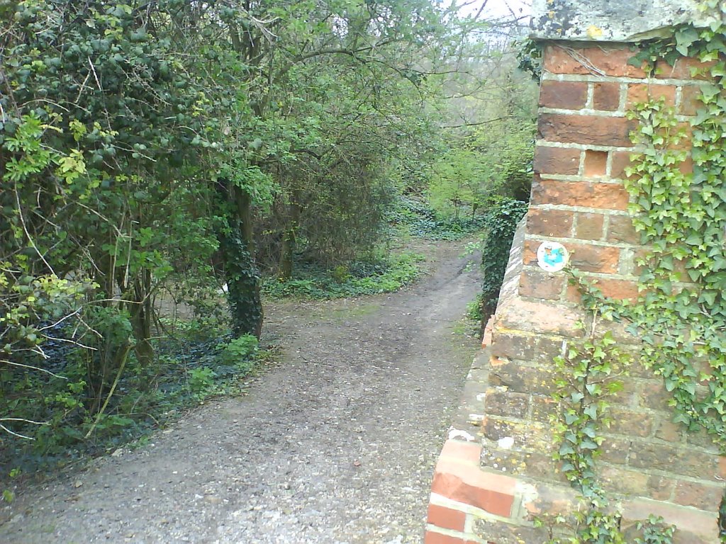 down to under the bridge over mill lane