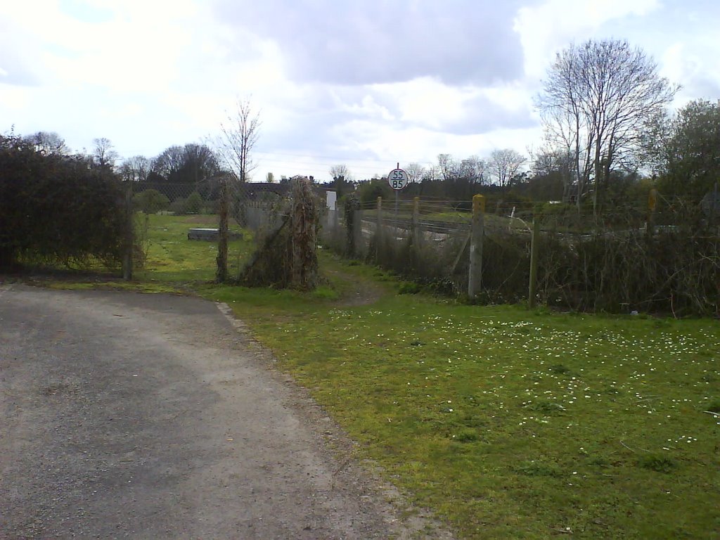 foot path leading to mill lane
