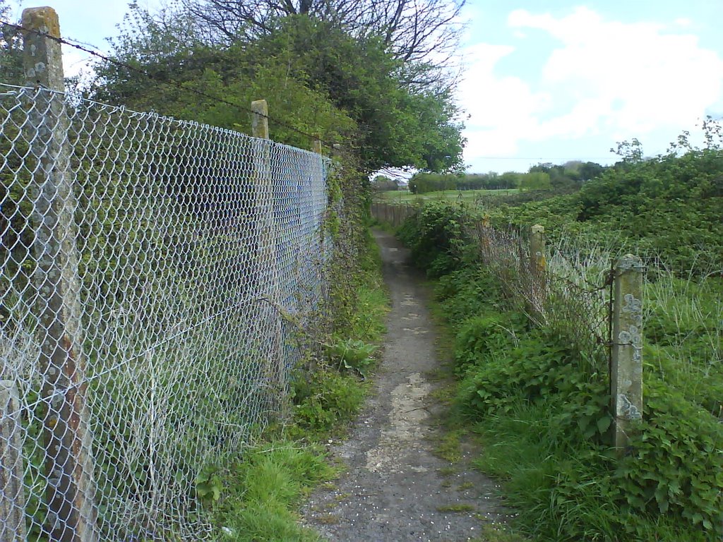 foot path behind havant waterworks