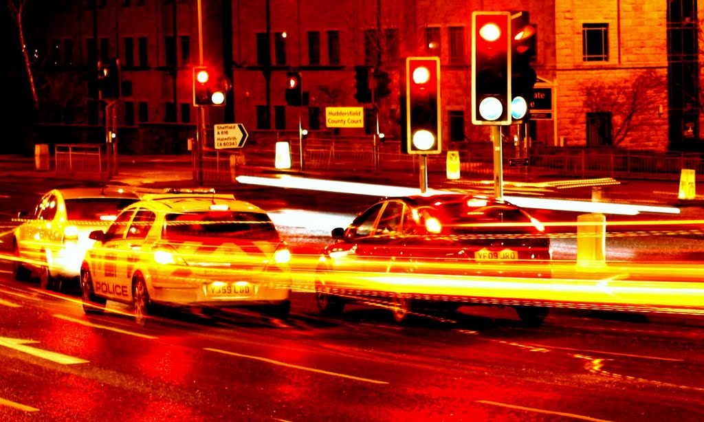 Ringroad at night