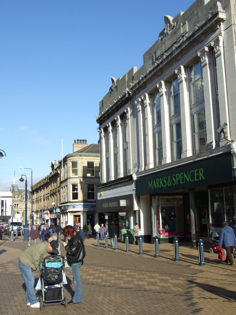 February sunshine, New Street, Huddersfield