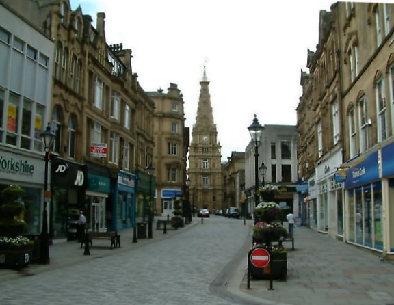 Corn Market and Town Hall, Halifax