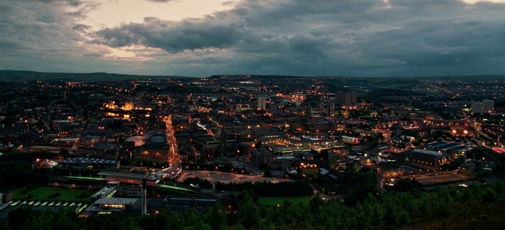 Halifax at night - panorama 
