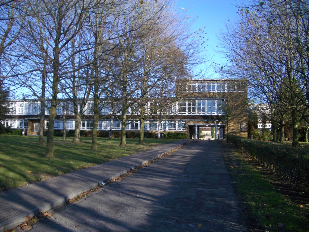 Main Block in college lane campus University of Hertfordshire