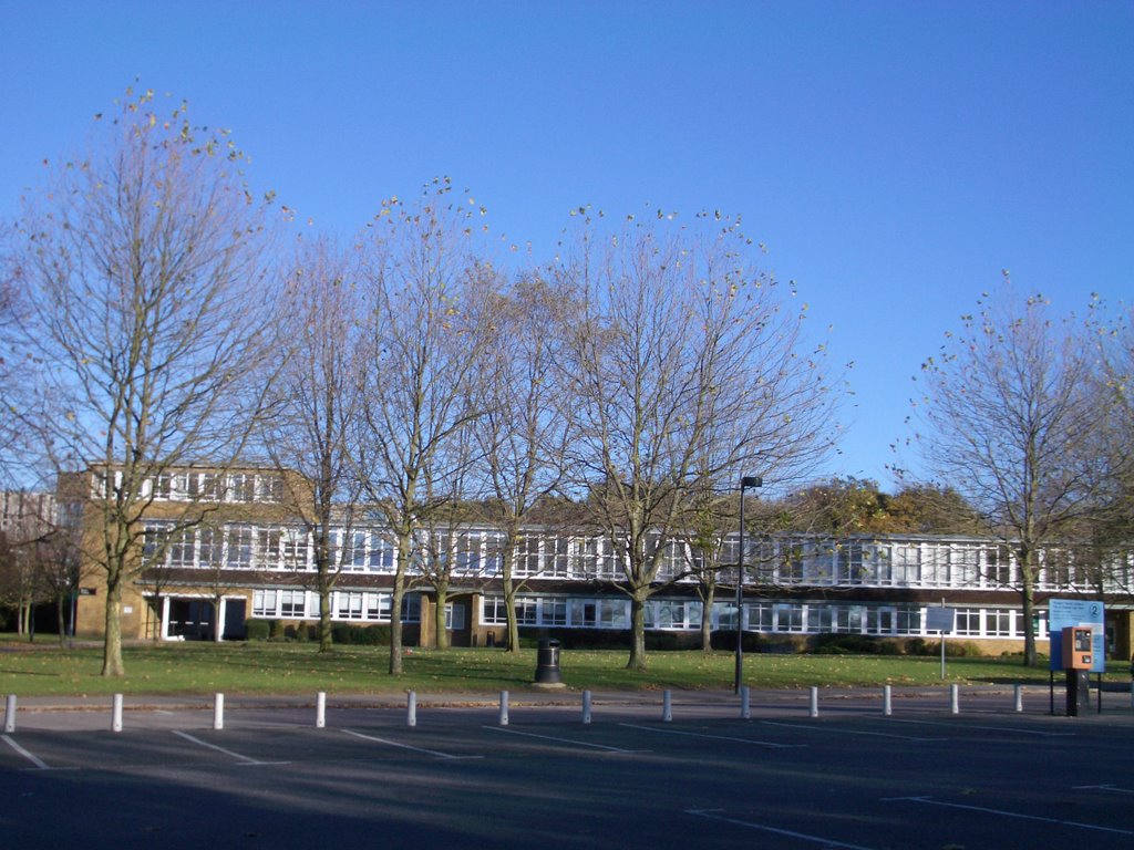 Hutton Block in college lane campus University of Hertfordshire