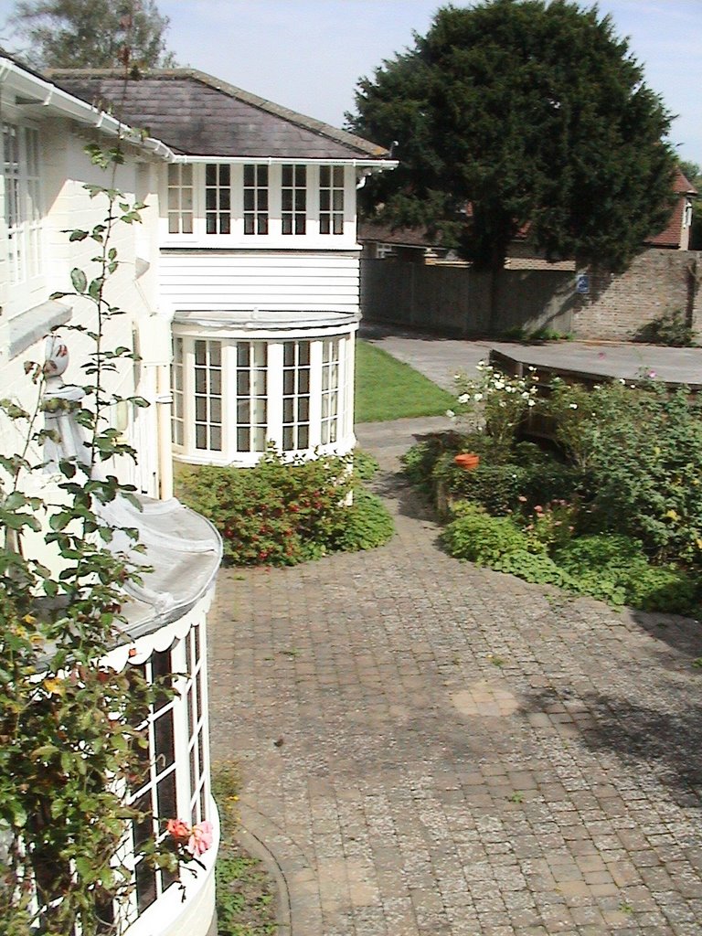 Oathall rear from bay window