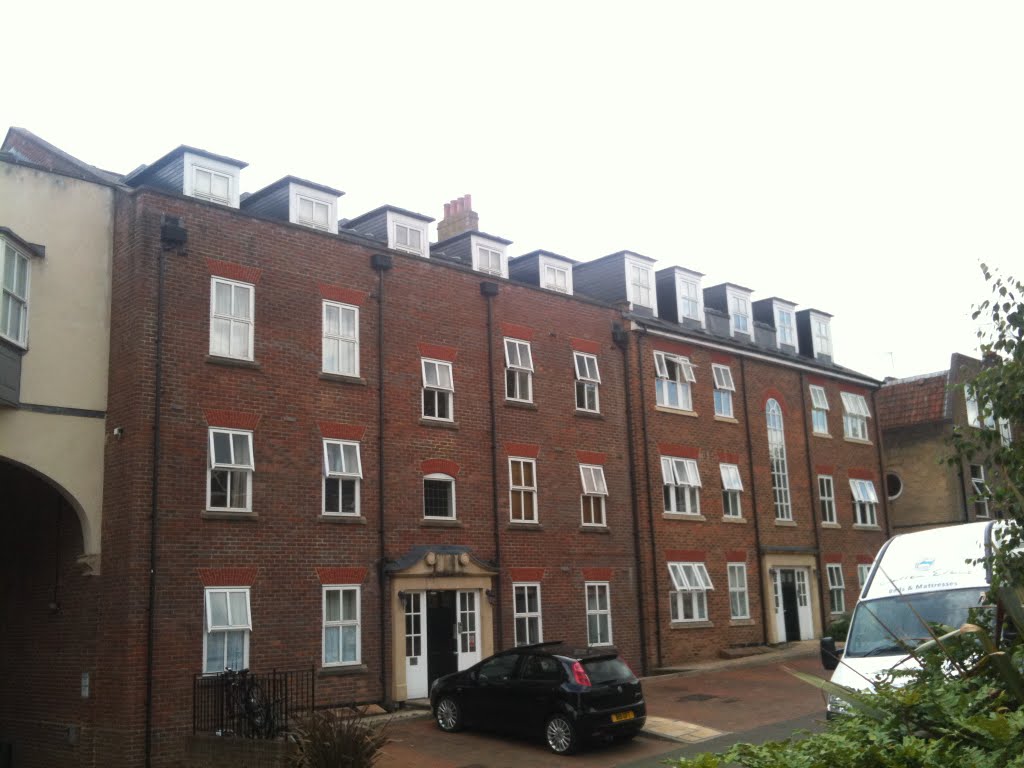 Central court in Haywards Heath, West Sussex
