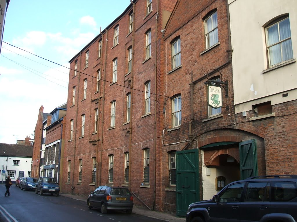 Rear of Green dragon Hotel