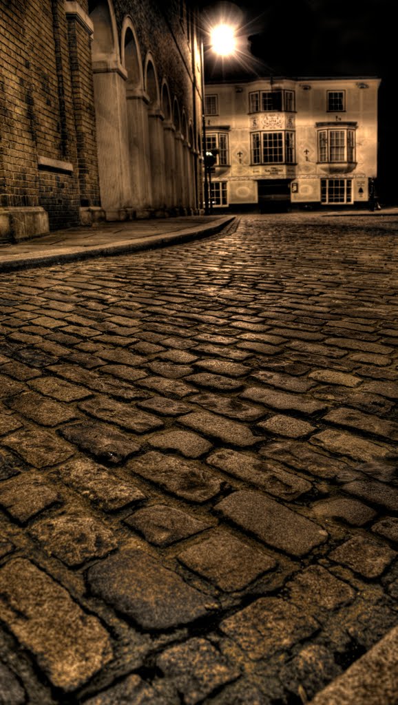 Hertford Street at Night (HDR)