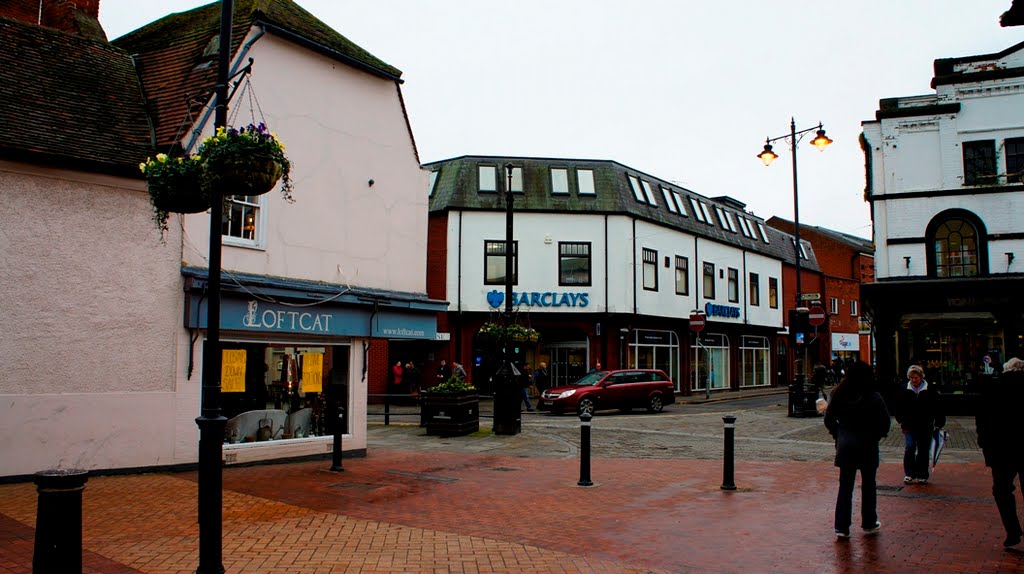Bircherley Green Shopping Centre - view of market Street - Hertford