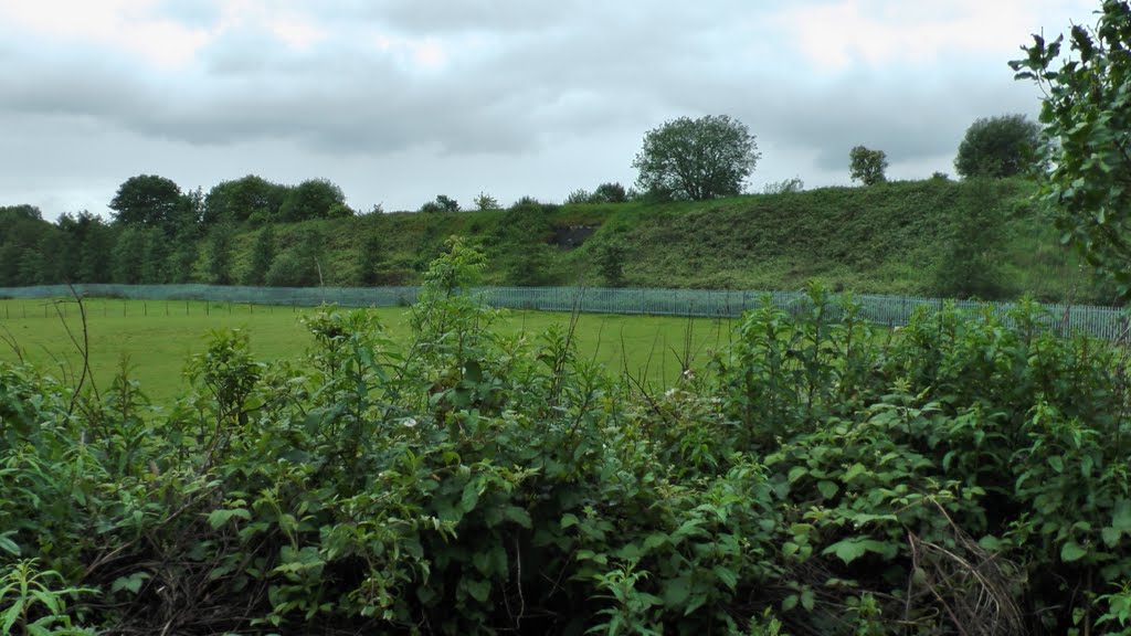 Lkn NW from the former Whelley Loop Line to the Ince/Hindley Main Line