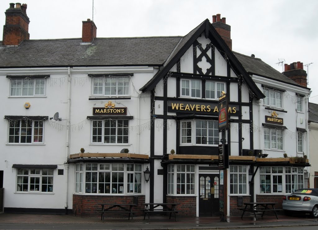 Weavers Arms at Hinckley, on a dull wet day better in than out.