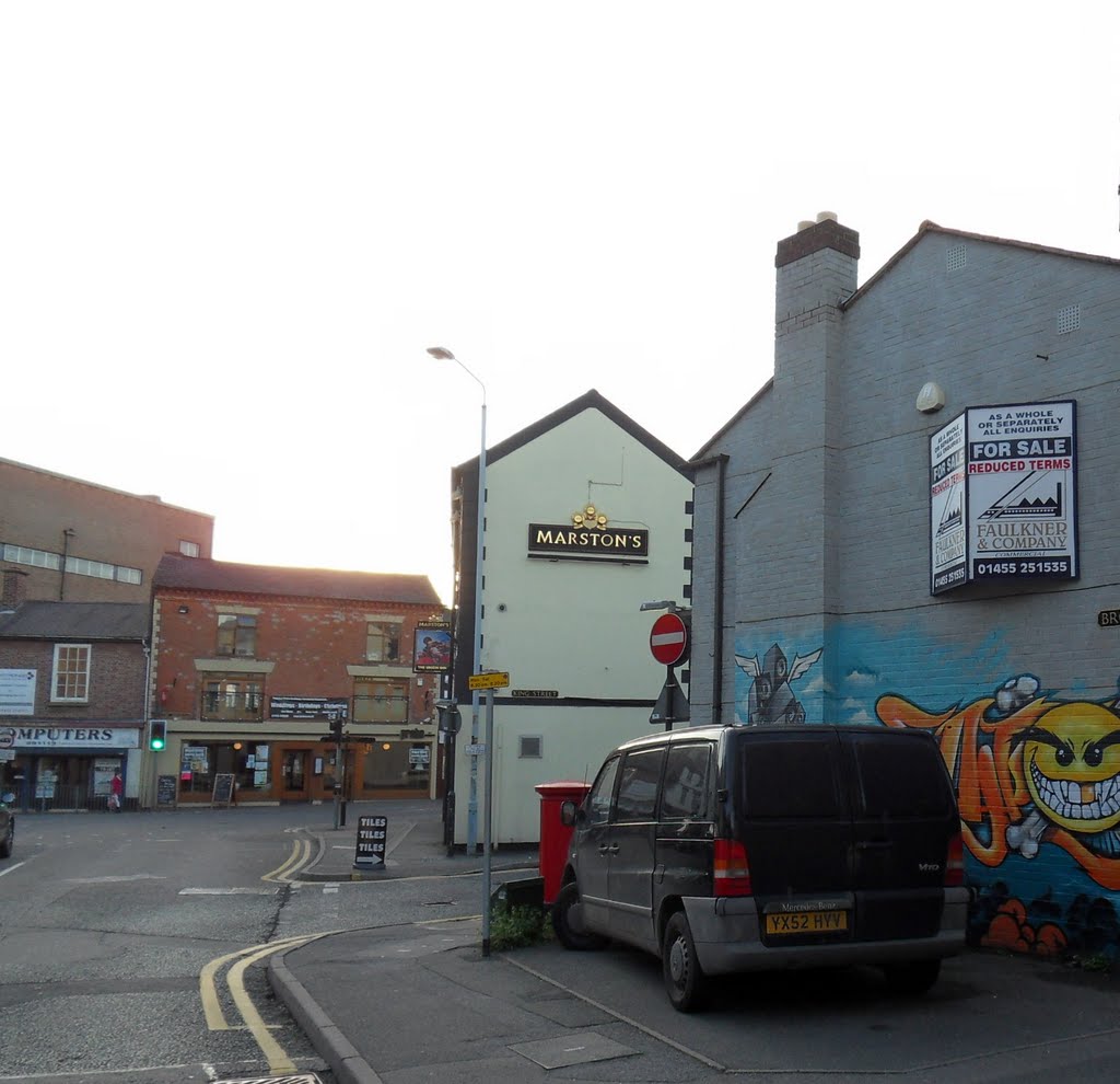 You can not park in my spot.Graffiti Wall art at Hinckley.