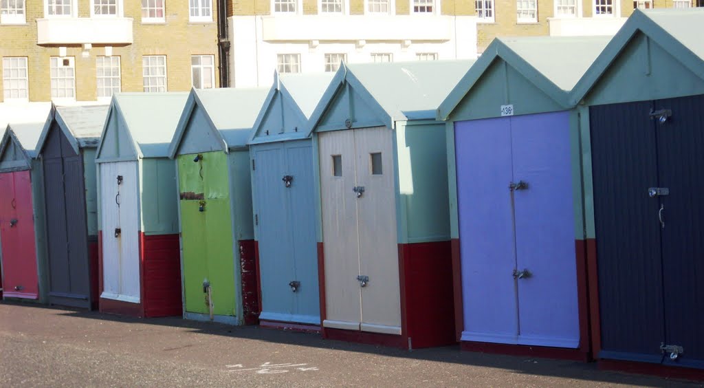Row of Beach Huts