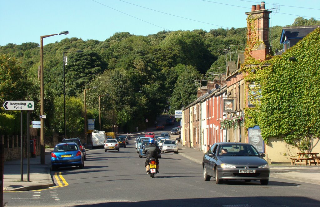 Looking towards White Lane from Station Road, Chapeltown, Sheffield S35