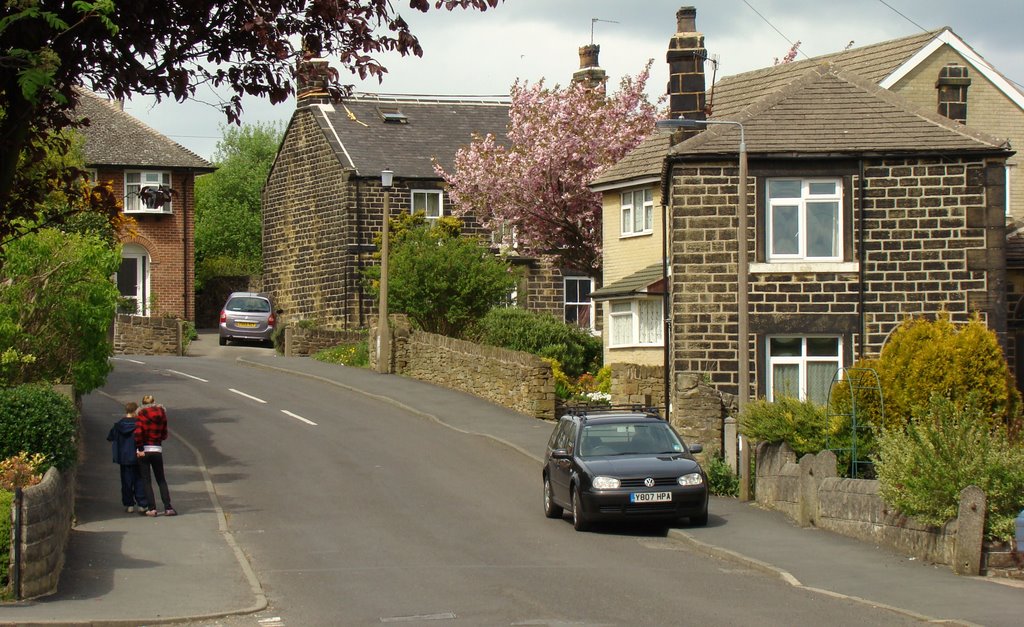 School Lane looking towards Norfolk Hill, Grenoside, Sheffield S35