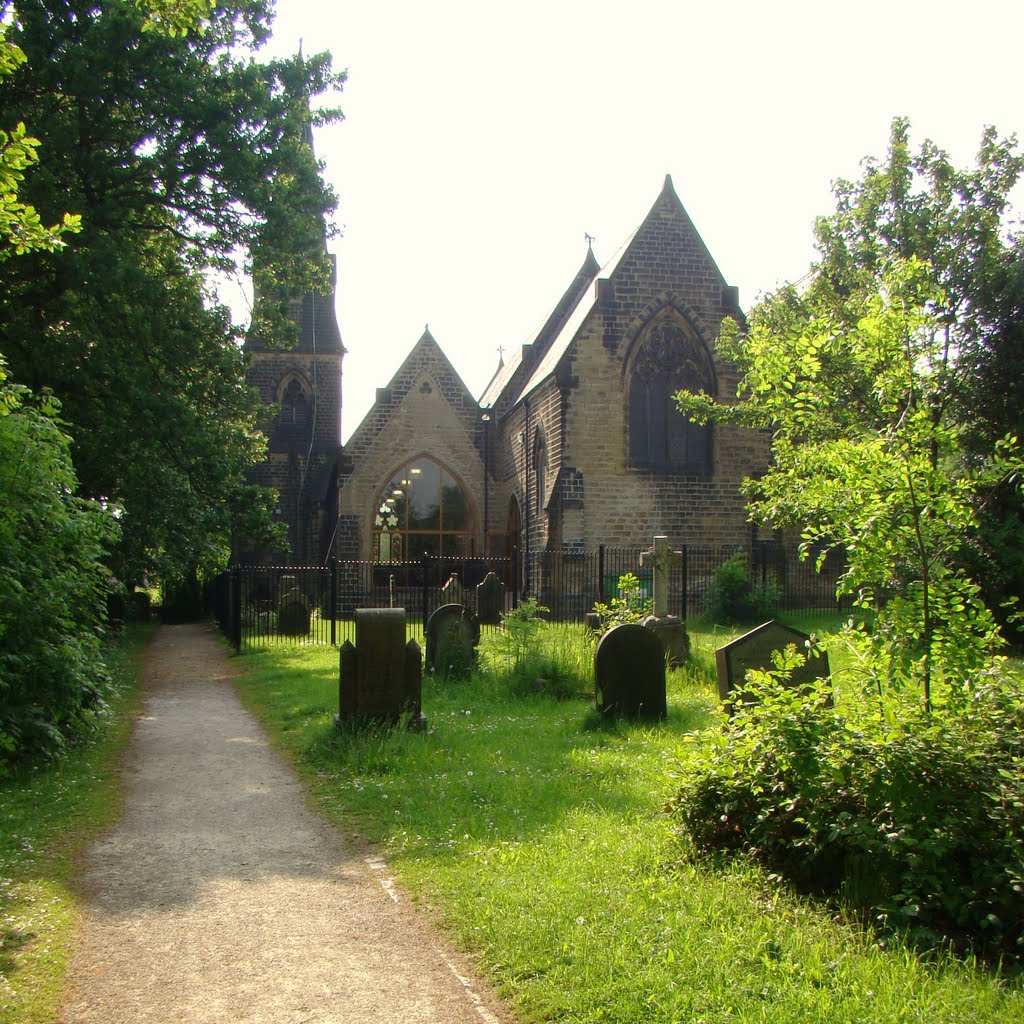 St. Johns church and graveyard, Chapeltown, Sheffield S35